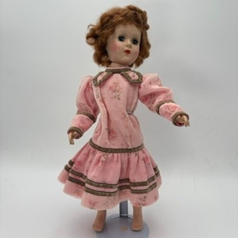 Vintage American Character Sweet Sue Walker Doll 18in Hard Plastic 1950s Redhead
